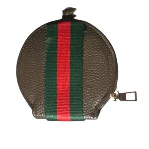 Green & red Web Unbranded Coin Case Pouch NWOT
